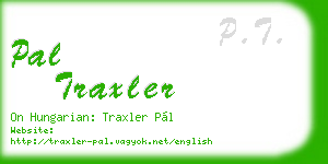 pal traxler business card